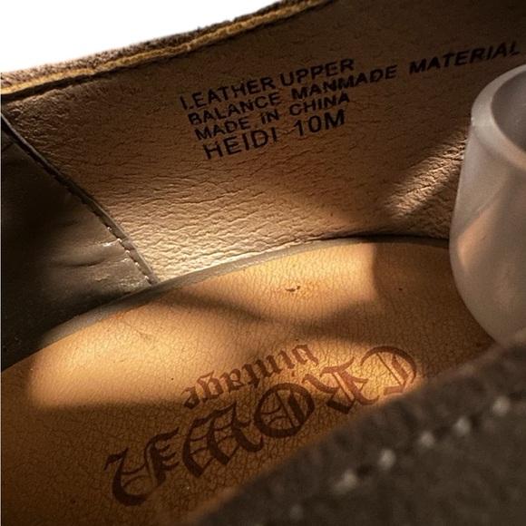 Crown Vintage Heidi Taupe Leather Block Heel Ankle Bootie Women’s Size 10 - Picture 7 of 7